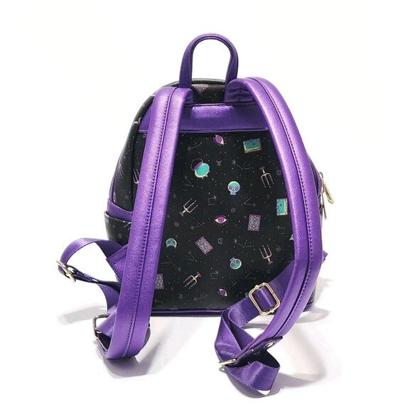 Disney Parks Hocus Pocus Spellbinding Loungefly Allover Print Mini Backpack - Picture 6 of 8